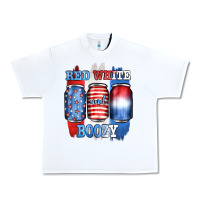 White red white and boozy Urban Heavy Tee - JahusDesignShop