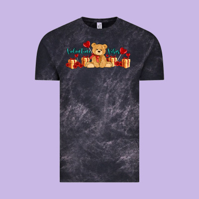 Valentines Vibes With Gifts And Bear Vintage Tee Designed By Adodesignshop