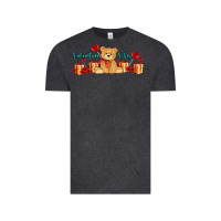 Vintage Black valentines vibes with gifts and bear Vintage Tee - AdoDesignShop