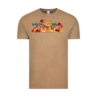 Vintage Coffee valentines vibes with gifts and bear Vintage Tee - AdoDesignShop