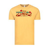 Vintage Mustard valentines vibes with gifts and bear Vintage Tee - AdoDesignShop