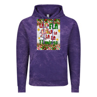 Cloud Purple christmas fla la la la la la flamingo air freshener Vintage Hoodie - Artiststas