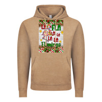 Vintage Coffee christmas fla la la la la la flamingo air freshener Vintage Hoodie - Artiststas