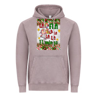 Vintage Zinc christmas fla la la la la la flamingo air freshener Vintage Hoodie - Artiststas