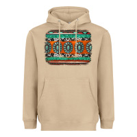 Mushroom turquoise western background Heavyweight Hoodie - Jasminsmagicworld