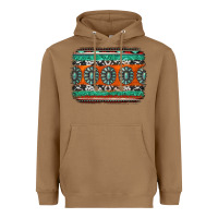 Toasted Coconut turquoise western background Heavyweight Hoodie - Jasminsmagicworld