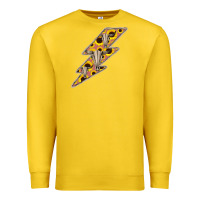 Lemon Sunflower and Skull Lightning Premium Sweatshirt - Bettercallsaul