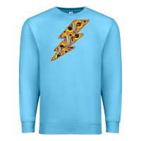 Ocean Blue Sunflower and Skull Lightning Premium Sweatshirt - Bettercallsaul