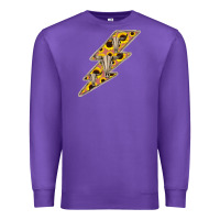 Purple Sunflower and Skull Lightning Premium Sweatshirt - Bettercallsaul