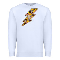 White Sunflower and Skull Lightning Premium Sweatshirt - Bettercallsaul