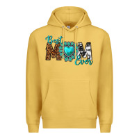 Antique Gold Best Mom Ever Premium Hoodie - texasbilliewilder