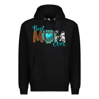 Black Best Mom Ever Premium Hoodie - texasbilliewilder