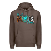 Coffee Best Mom Ever Premium Hoodie - texasbilliewilder