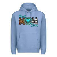 Colony Blue Best Mom Ever Premium Hoodie - texasbilliewilder