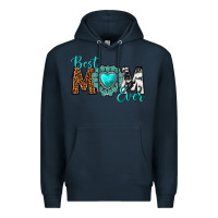 Navy Best Mom Ever Premium Hoodie - texasbilliewilder