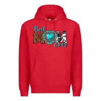 Red Best Mom Ever Premium Hoodie - texasbilliewilder