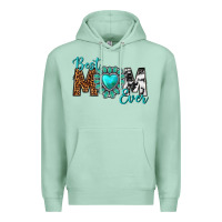 Seafoam Best Mom Ever Premium Hoodie - texasbilliewilder