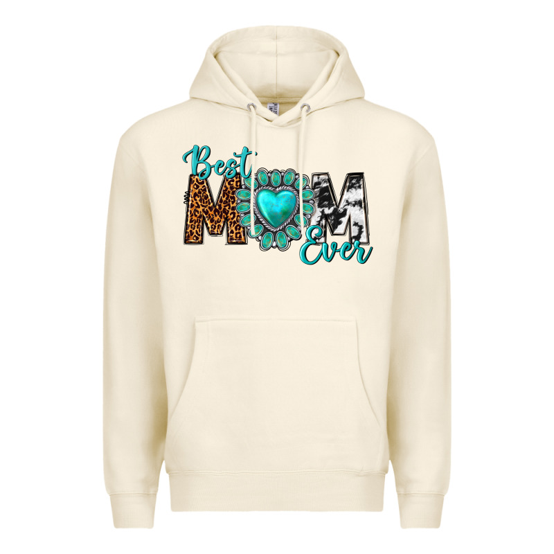 Best Mom Ever Premium Hoodie by texasbilliewilder | Teevron