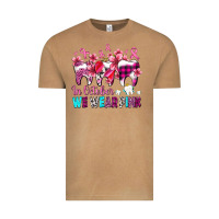 Vintage Camel in october we wear pink cancer ribbon with teeth Vintage Tee - AdoDesignShop