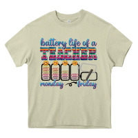 Mossy battery life of a teacher Heavy Core Tee - texasbilliewilder