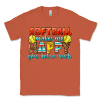 Copper Softball Makes Me Happy You, Not So Much Classic Tee - LillyAllenDesigns