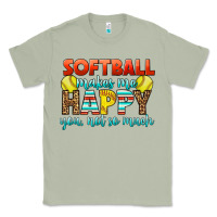 Matcha Softball Makes Me Happy You, Not So Much Classic Tee - LillyAllenDesigns
