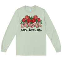 Matcha chingona every damn day Long Sleeve Tee - MaliasSmallBusiness