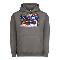 Pigment Tornado Patriotic snowman background 4th of july Urban Hoodie - HowdyJamesFarm