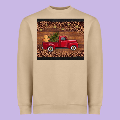 Christmas Truck Heavyweight Sweatshirt Designed By Adodesignshop