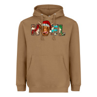 Toasted Coconut noel highland cow Heavyweight Hoodie - Jasminsmagicworld