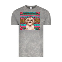 Cloud Rock shih tzu floral tumbler Vintage Tee - Artiststas