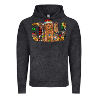 Vintage Black toy poodle christmas joy Vintage Hoodie - RanaPortraitStore