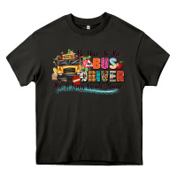 Asphalt be nice to the bus driver its a long walk home Heavy Core Tee - texasbilliewilder