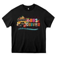 Black be nice to the bus driver its a long walk home Heavy Core Tee - texasbilliewilder