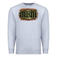 Heather Grey Camouflage Patterned Mini Tried Premium Sweatshirt - Bettercallsaul