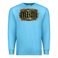 Ocean Blue Camouflage Patterned Mini Tried Premium Sweatshirt - Bettercallsaul