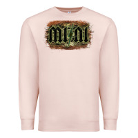 Pale Pink Camouflage Patterned Mini Tried Premium Sweatshirt - Bettercallsaul