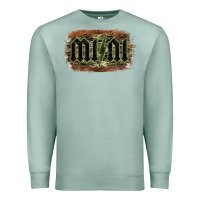 Seafoam Camouflage Patterned Mini Tried Premium Sweatshirt - Bettercallsaul
