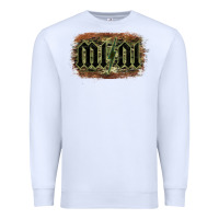 White Camouflage Patterned Mini Tried Premium Sweatshirt - Bettercallsaul