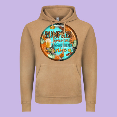 Pumpkin Spice And Everythink Nice Earrings Vintage Hoodie Designed By Bundleandbundleshop