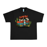 Black camping is my happy place Urban Heavy Tee - JahusDesignShop