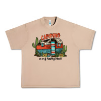 Burro camping is my happy place Urban Heavy Tee - JahusDesignShop