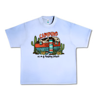 Grape Ice camping is my happy place Urban Heavy Tee - JahusDesignShop