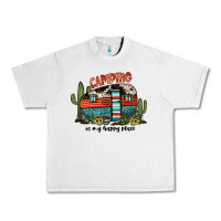 Lunar Rock camping is my happy place Urban Heavy Tee - JahusDesignShop
