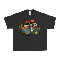 Pigment Black camping is my happy place Urban Heavy Tee - JahusDesignShop