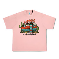 Salmon camping is my happy place Urban Heavy Tee - JahusDesignShop