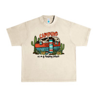 Sandshell camping is my happy place Urban Heavy Tee - JahusDesignShop