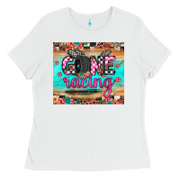 White gone racing Ladies Tee - JahusDesignShop