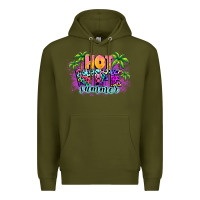 Army Green Hot wife summer Premium Hoodie - NancyCooperArtShop