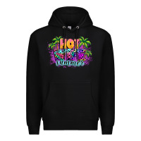 Black Hot wife summer Premium Hoodie - NancyCooperArtShop